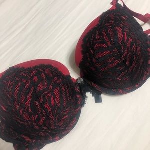 Red and Lace Bra